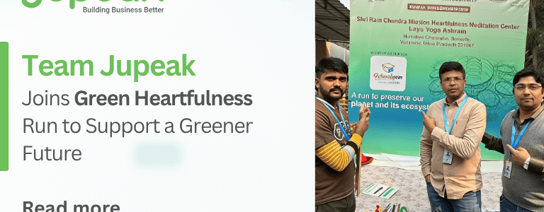 Team Jupeak Joins Green Heartfulness Run to Support a Greener Future Team Jupeak Joins Green Heartfulness Run to Support a Greener Future