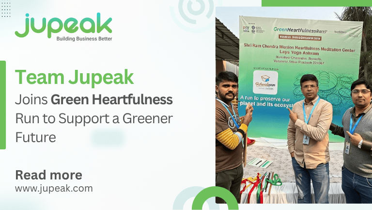 Team Jupeak Joins Green Heartfulness Run to Support a Greener Future