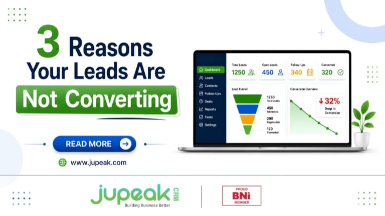 3 Reasons your Leads are Not Converting