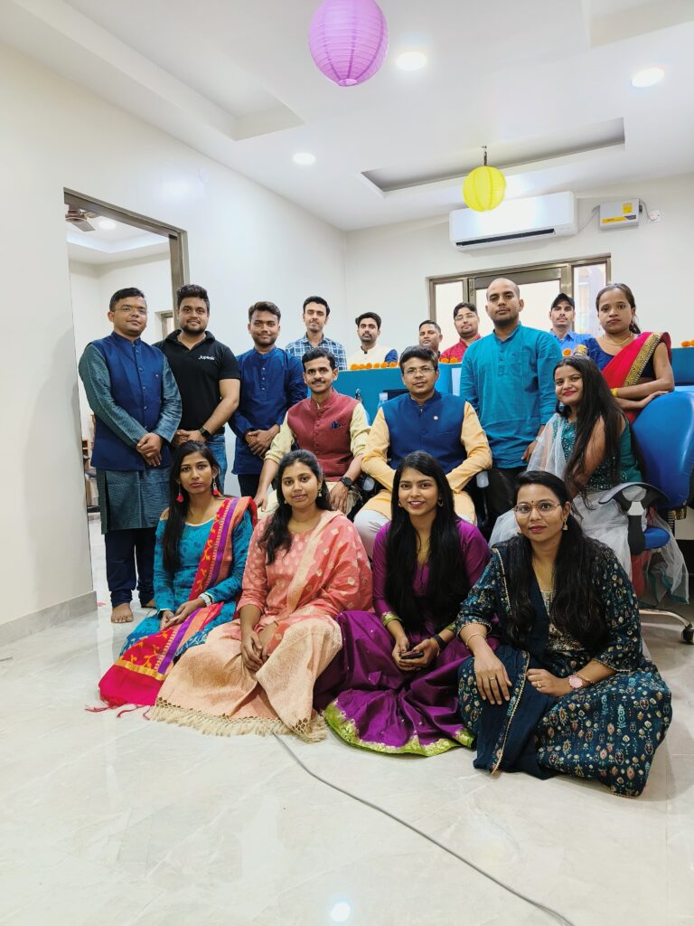The Jupeak Solutions team at the Varanasi office