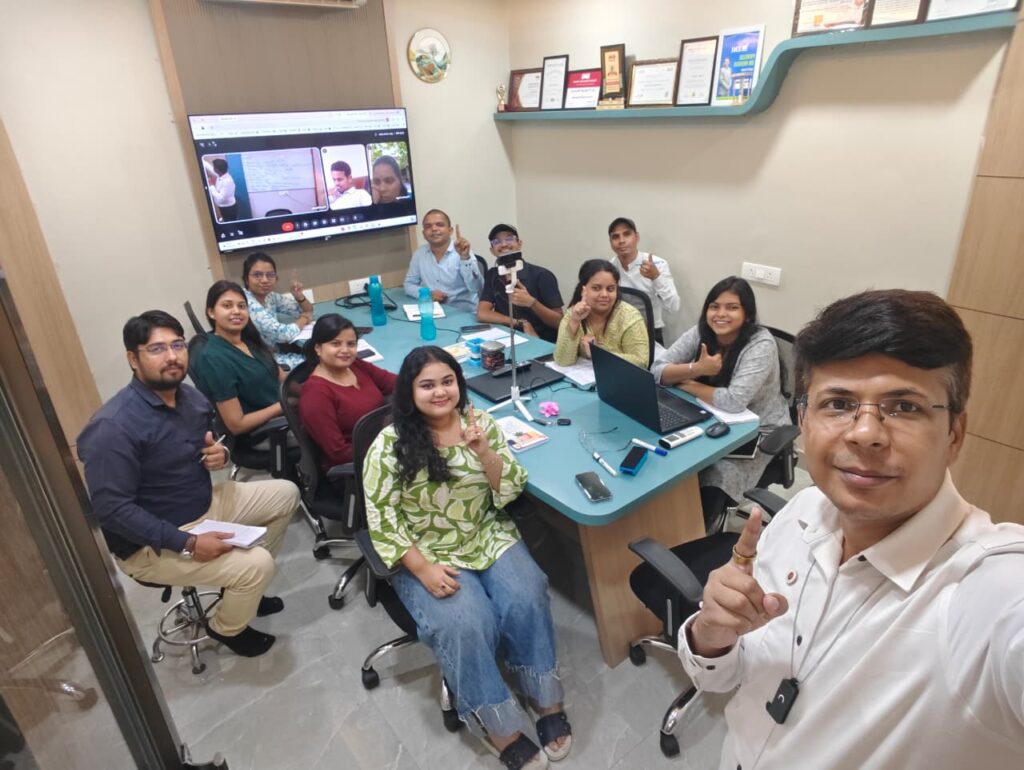 The Jupeak team at the Varanasi office